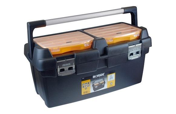 CAJA HERRAMIENTAS ABS NEGRO 600X305X295MM IRONSIDE