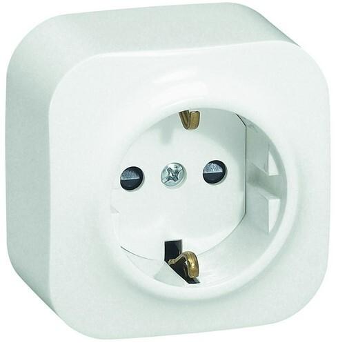 BASE SCHUKO BLANCO IP21 LEGRAND