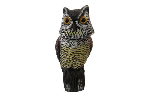 AHUYENTADOR PAJARO BUHO EOLICO 41X16X17CM NATUUR