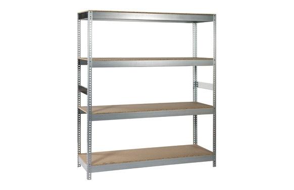 ESTANTERIA 4 BALDAS METALICA 190X150X60CM IRONSIDE