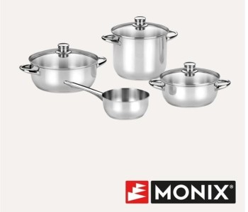 BATERIA INOX OPTIMA TAPA CRISTAL MONIX
