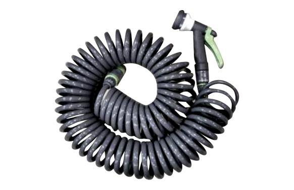 MANGUERA RIEGO ESPIRAL FLEXIBLE CON PISTOLA 15M NATUUR
