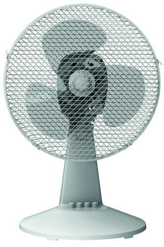 VENTILADOR SOBREMESA 30W D.30CM BLANCO SONEDAS
