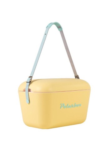 NEVERA RIGIDA RETRO POLAR BOX AMARILLA CLASSIC 20L