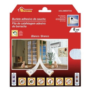 BURLETE CAUCHO 6M X 9MM BURCASA TIPO P