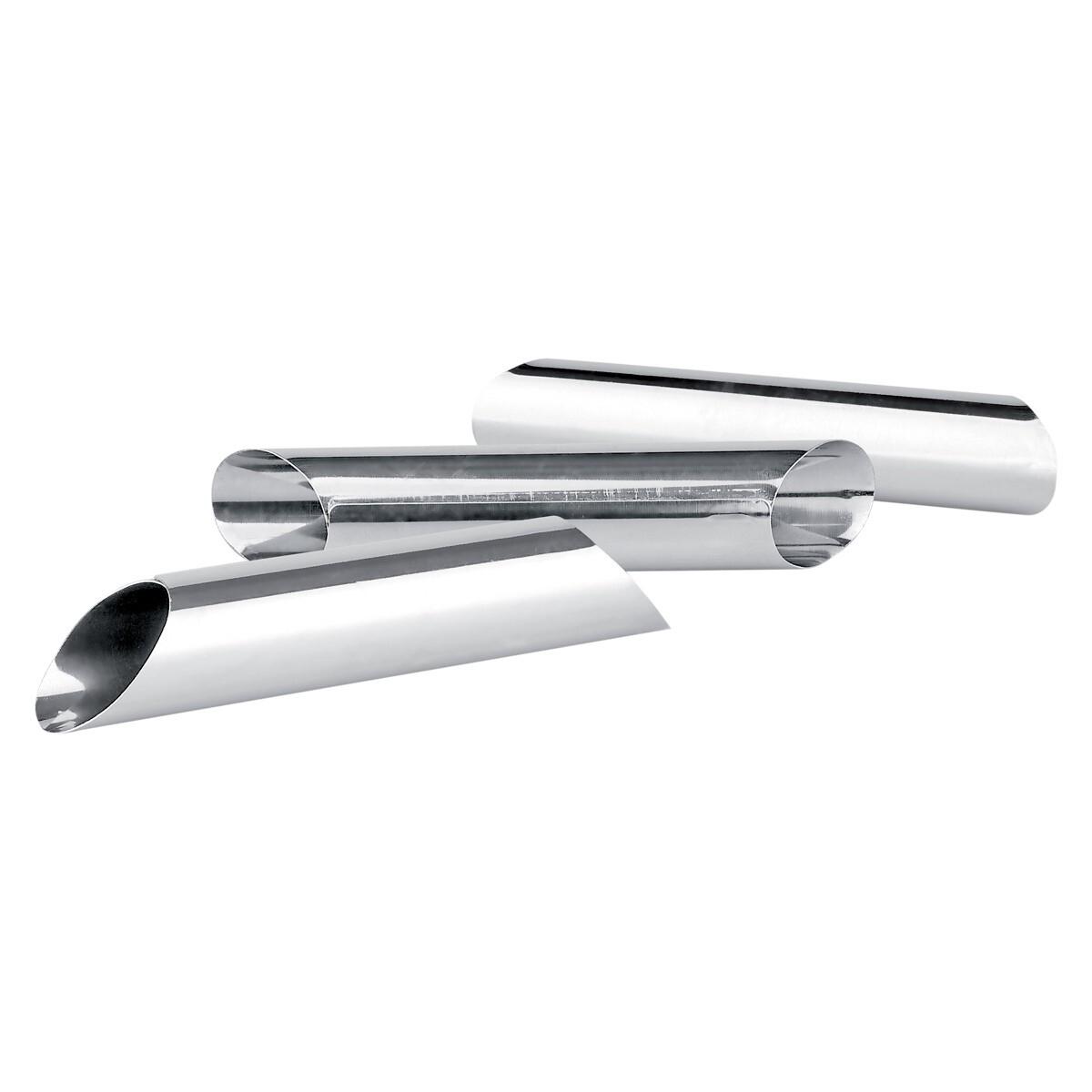 MOLDE TUBITO PACK 3 INOX 12CM*3,5CM