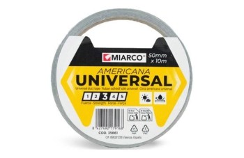 CINTA AMERICANA UNIVERSAL GRIS 50MM*10MTS