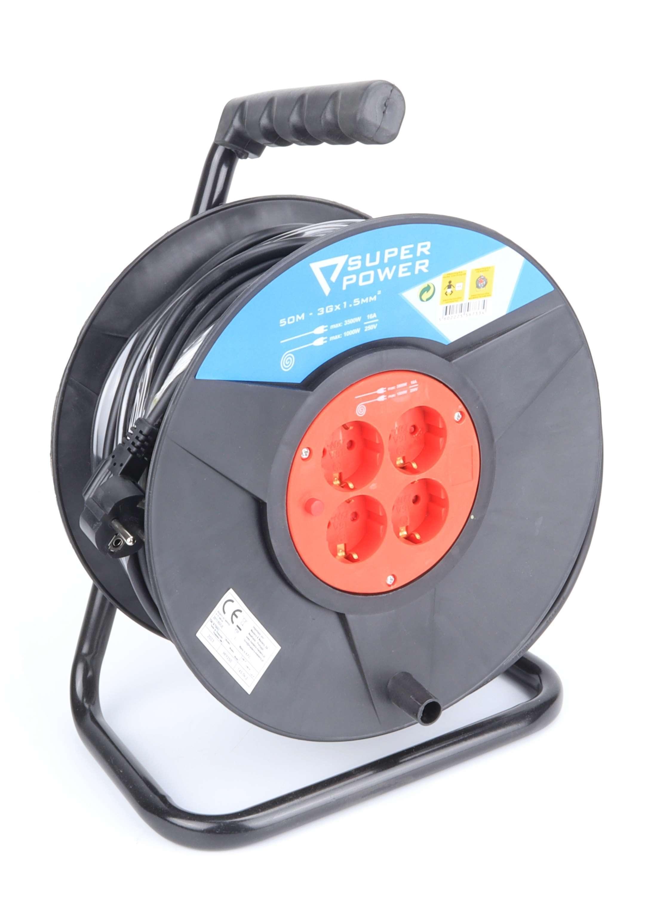 ALARGADOR 50 MT 50m, 3G x 1,5mm2 - SUPER POWER