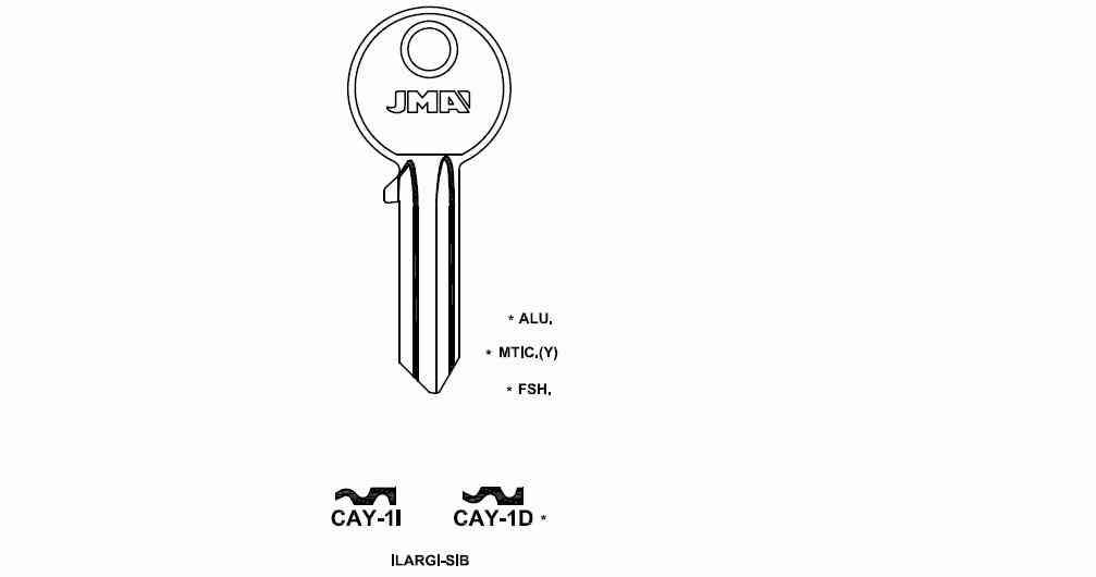 LLAVE DENTADA CAY-1-I S-B