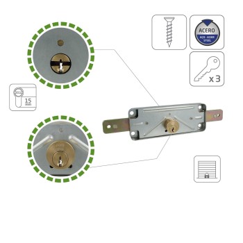 CERRADURA AMIG PERSIANA 642-15