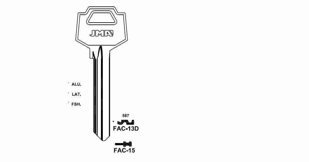 LLAVE DENTADA FAC-15 S-C