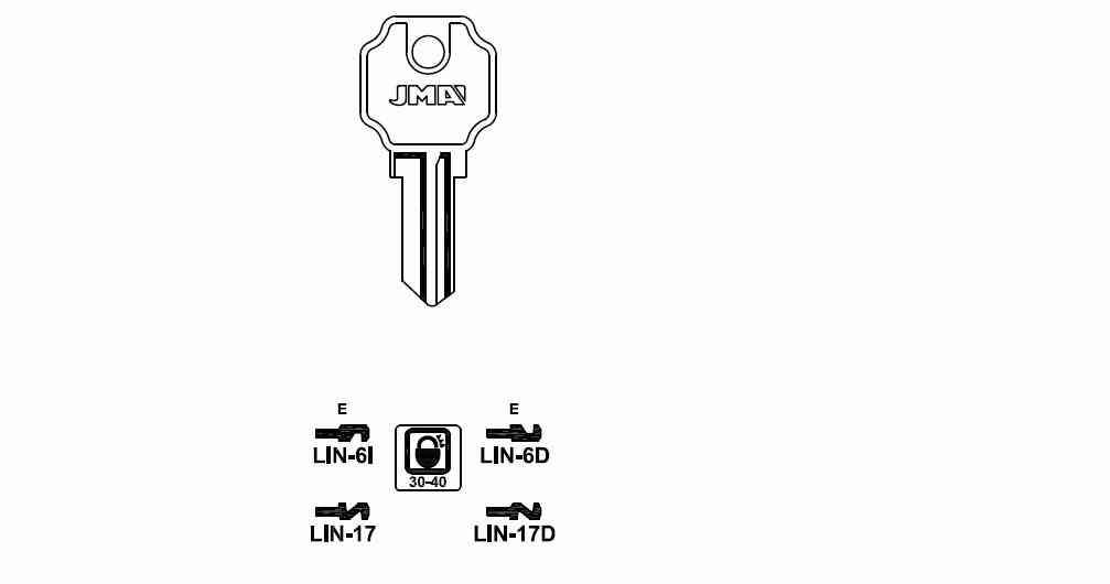 LLAVE DENTADA LIN--6-D S-B