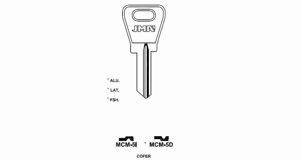 LLAVE DENTADA MCM--5-I S-B