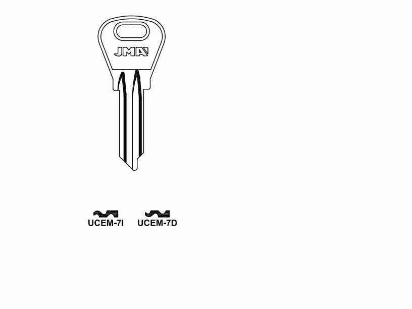 LLAVE DENTADA UCEM-7-I S-B