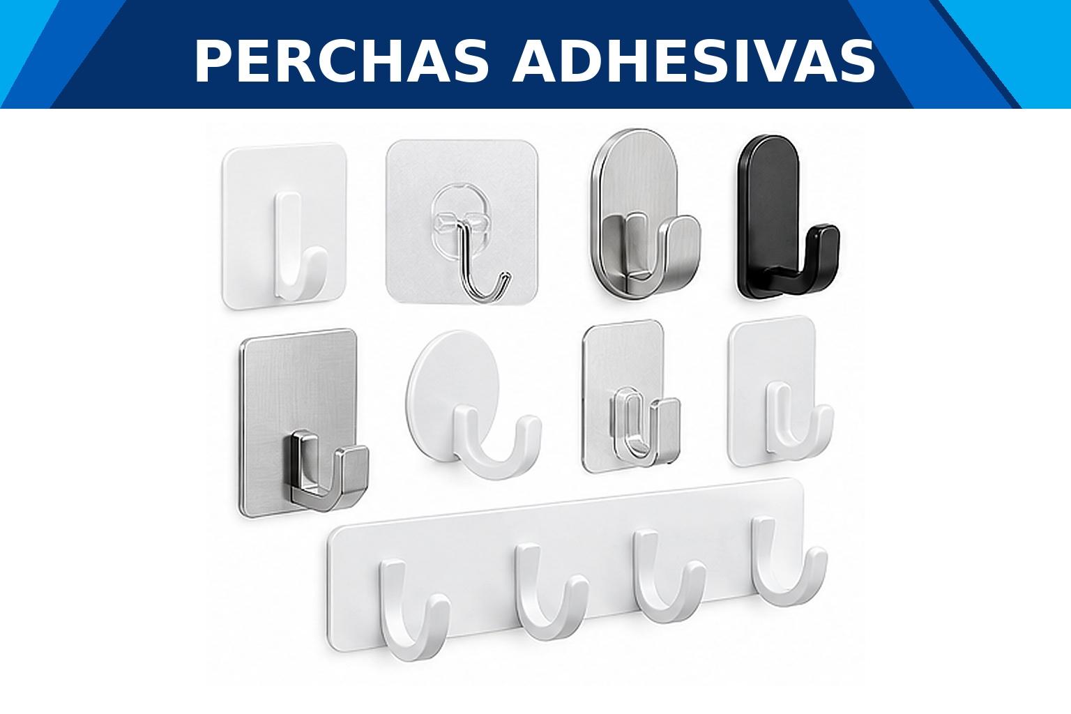 PERCHAS ADHESIVAS