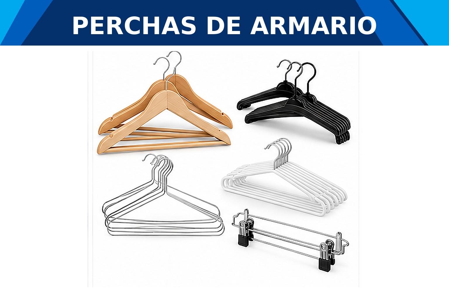 PERCHAS DE ARMARIO