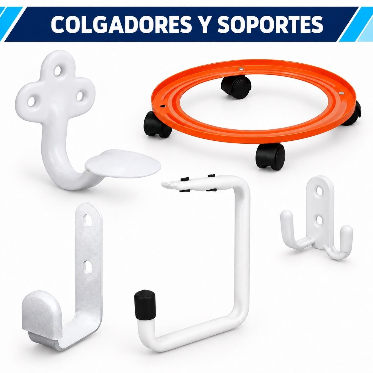 COLGADORES  Y SOPORTES